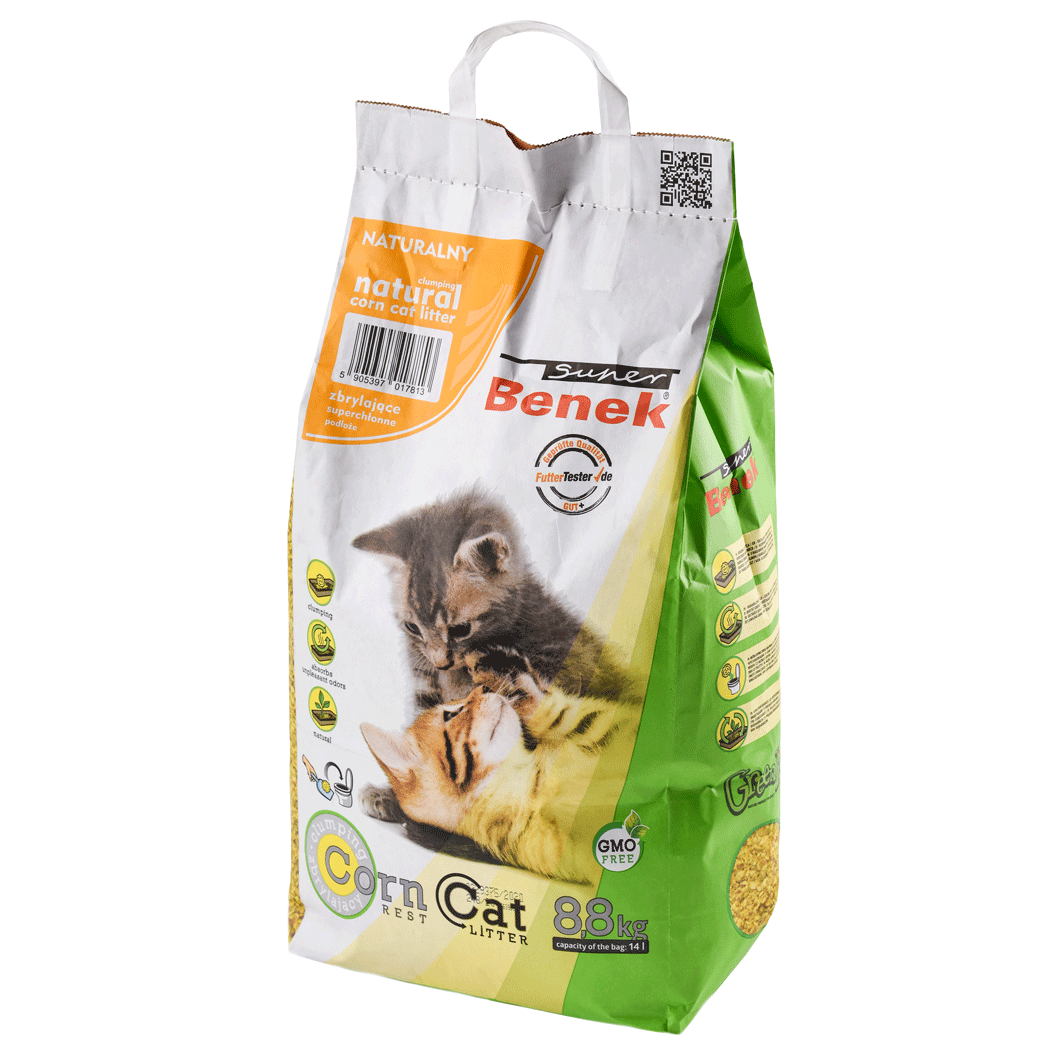 benek super corn cat natural