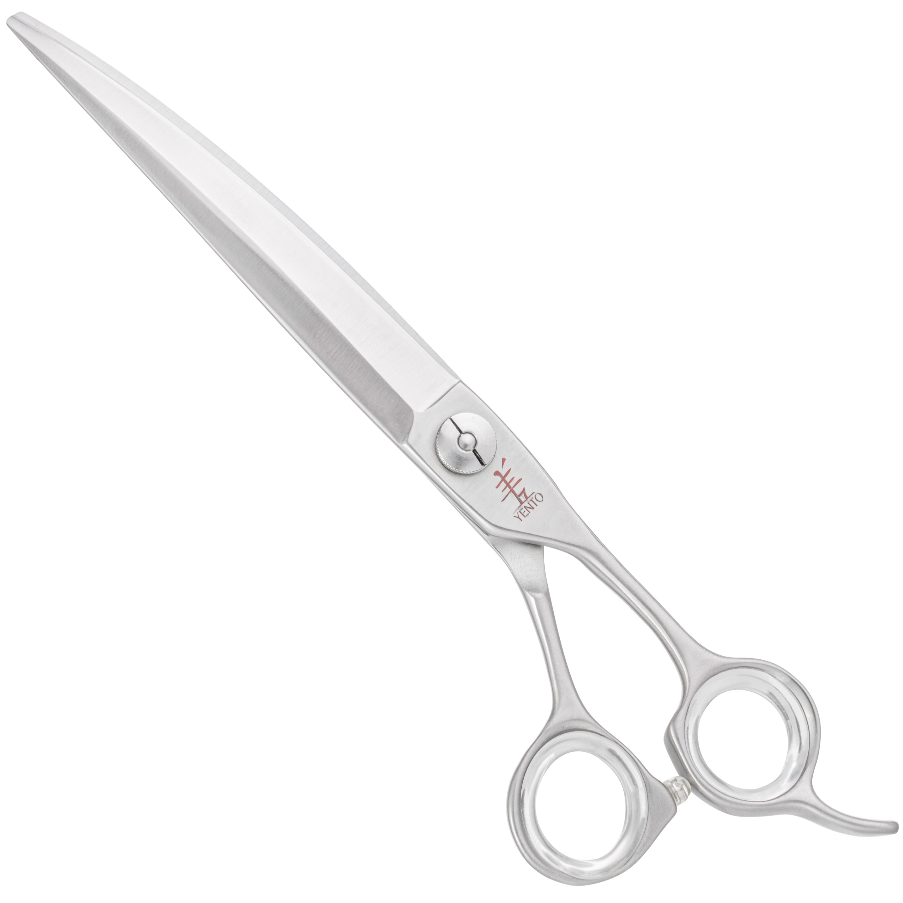 eRiNGo　0605 Yento Ergo Line Wide Blade Curved Scissors - profesjonalne