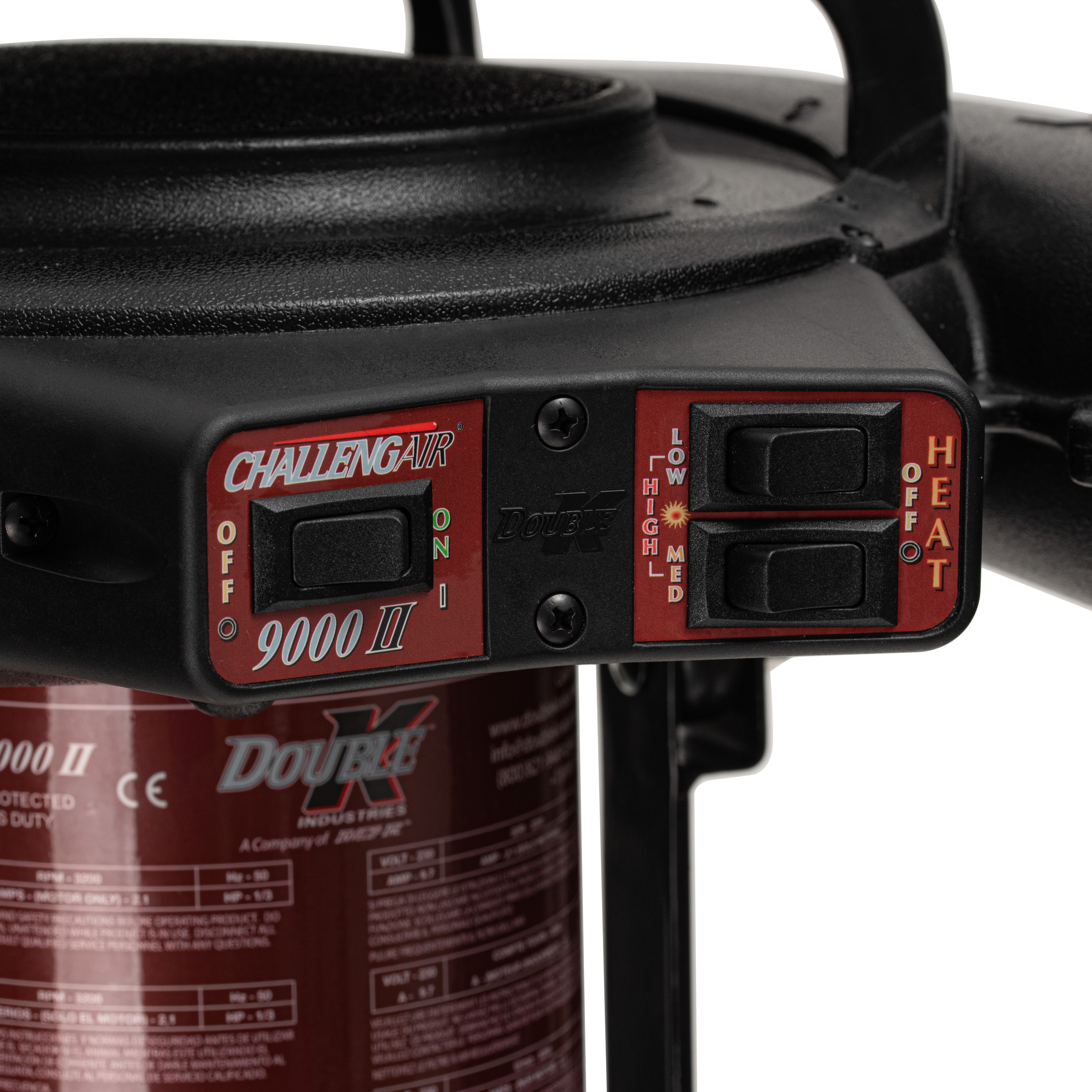 Double K ChallengAir 9000 II Stand Dryer + Accessory Kit
