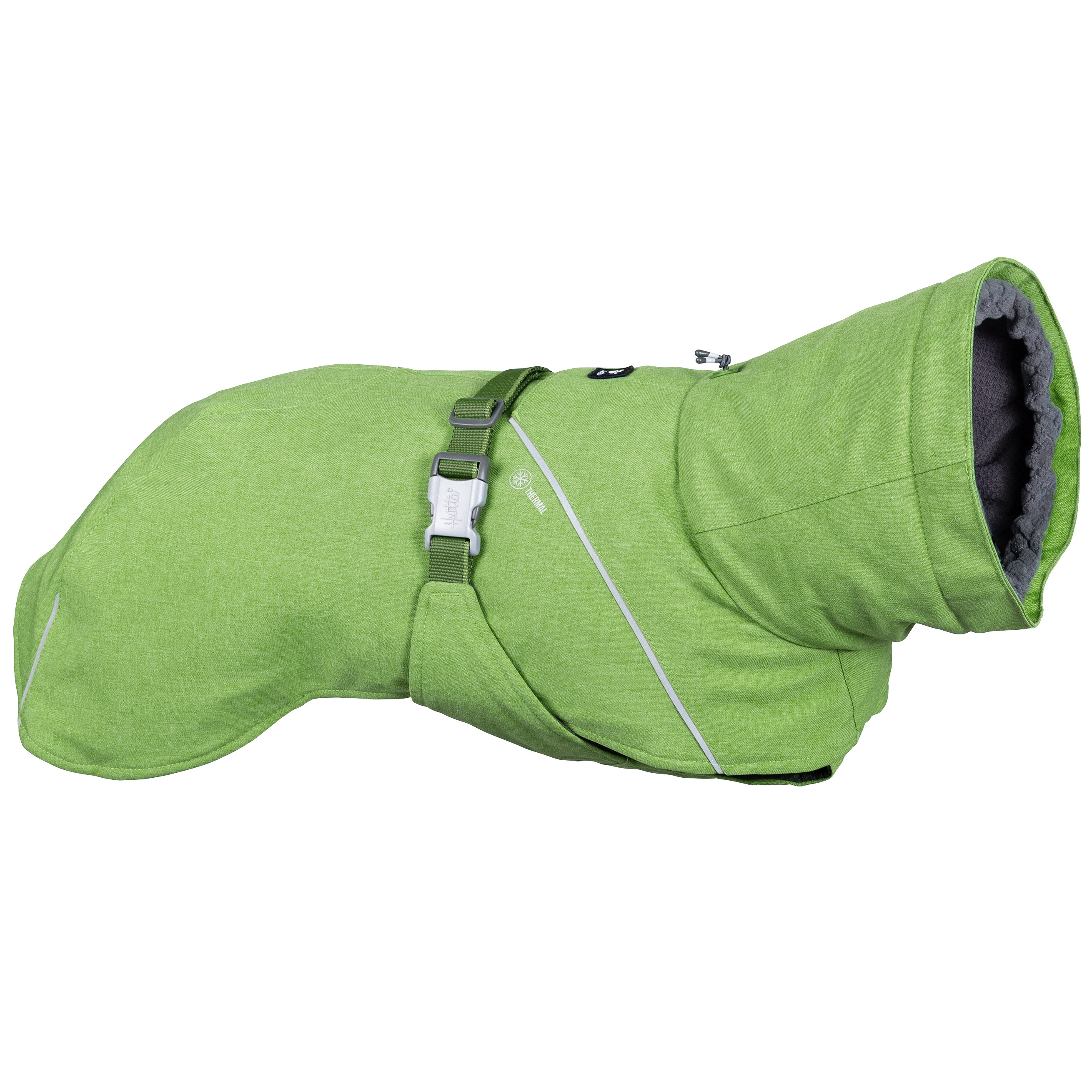 Hurtta Expedition Parka II Parsley - Waterproof Winter Dog Coat, Green