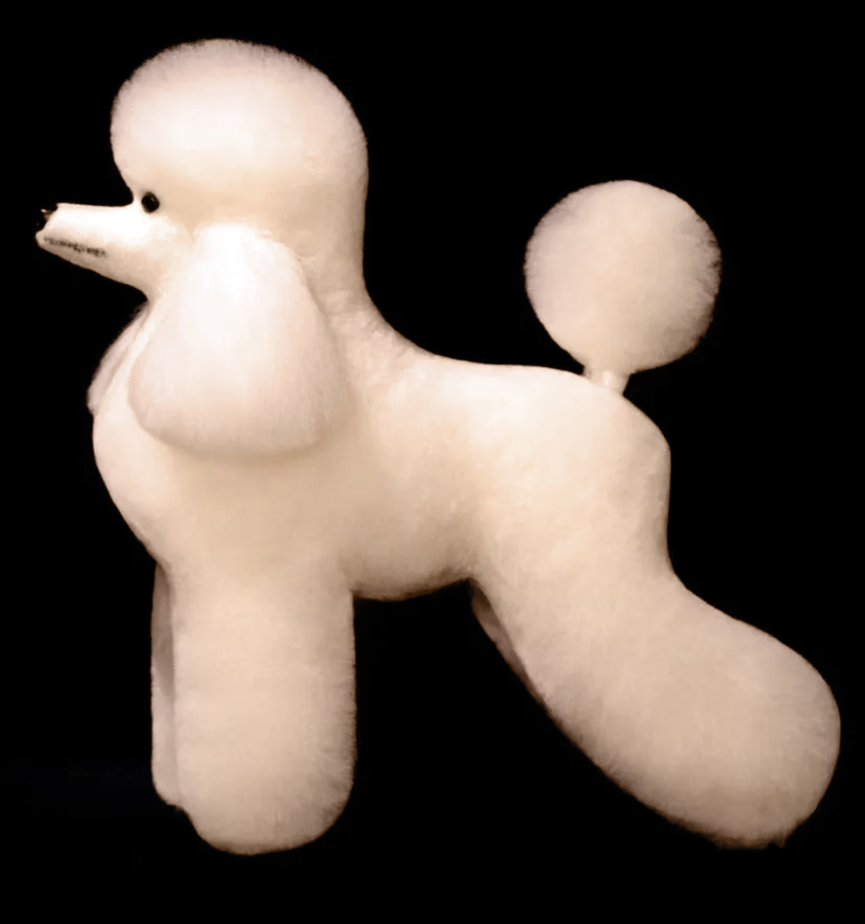 Mr. Jiang Poodle Full Body Hair Lamb - Replacement Coat for Toy