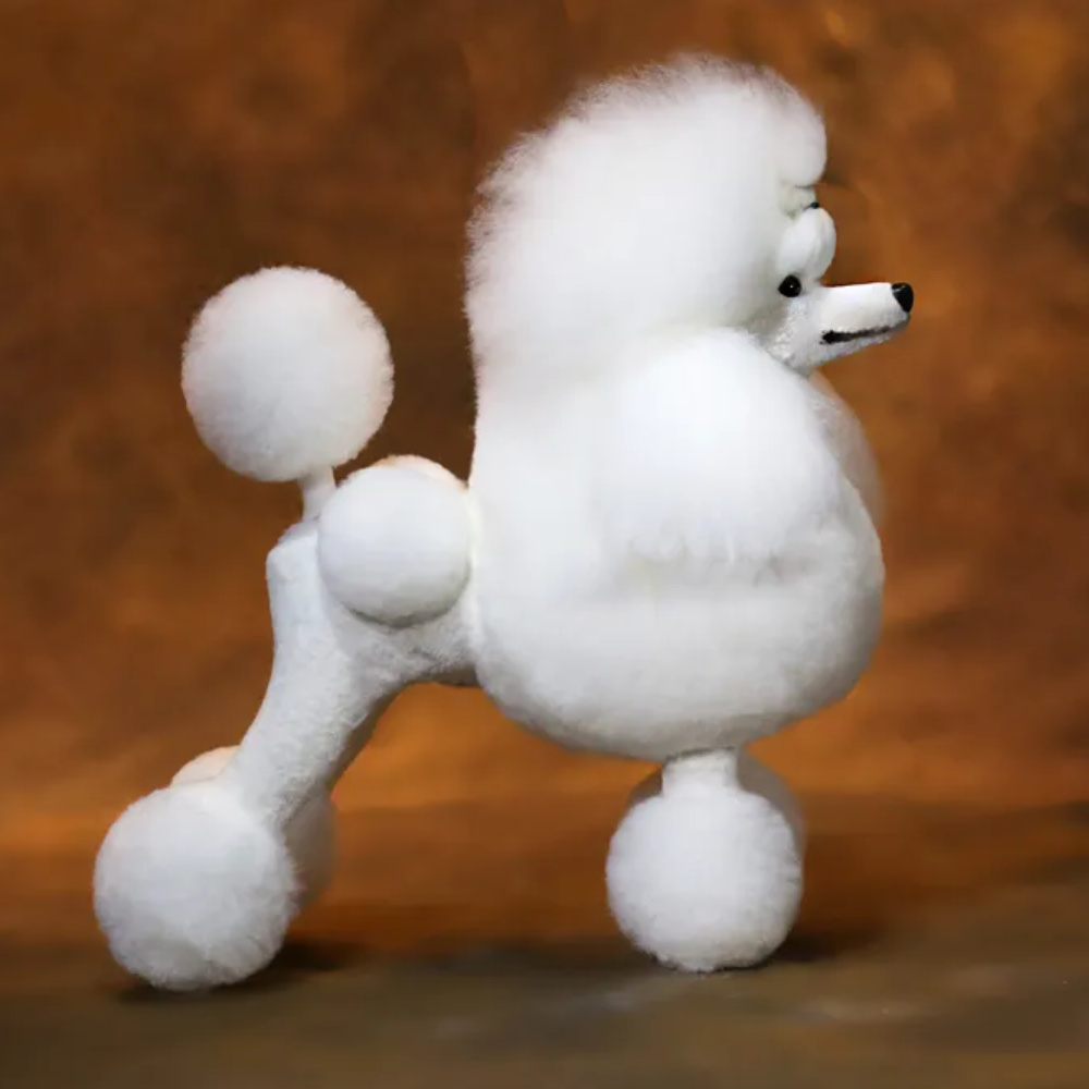 Mr. Jiang Poodle Full Body Hair Continental - Replacement Coat for