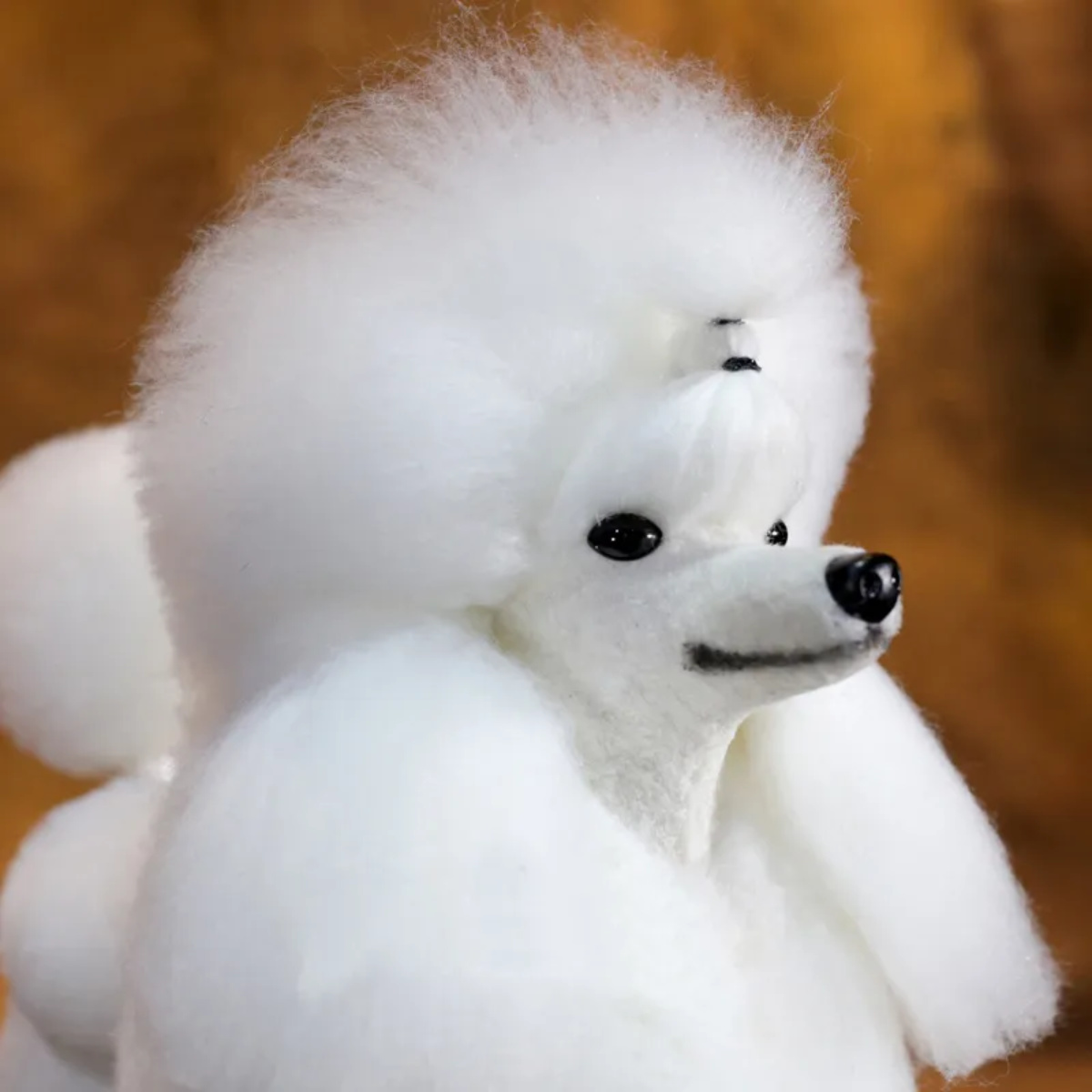 レディース HYEON poodle coat／white