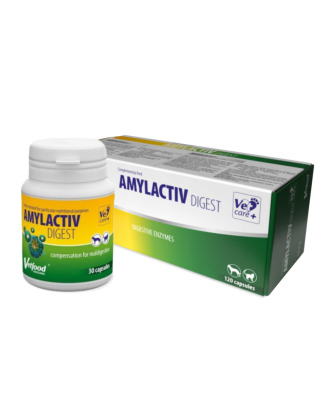 Vetfood Amylactiv Digest - suplement wspomagający pracę przewodu pokarmowego, dla psa i kota
