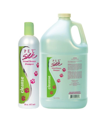 Pet Silk Island Breeze Shampoo - szampon do każdego typu sierści, o świeżym zapachu bryzy morskiej, koncentrat 1:16