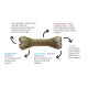 Syta Micha Kość do żucia - przysmak dla psa z wołowiną na mocne stawy
