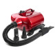 Shernbao Typhoon Red Stand Dryer 3000W - bardzo mocna, dwusilnikowa suszarka na stojaku 150 l/s, czerwona