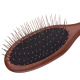P&W Dog Stylist Brush - drewniana, owalna szczotka z długimi, metalowymi pinami 3cm