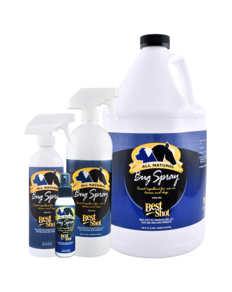 Best Shot Bug Spray - naturalny preparat z citronellą odstraszający owady, dla psów, koni