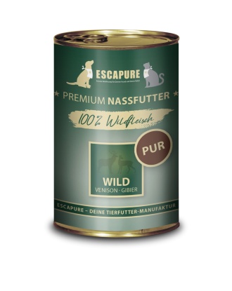 Escapure Wild Pur - mokra karma dla psa i kota, 100% dziczyzna