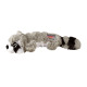 KONG Scrunch Knots Raccoon - rozciągliwa zabawka dla psa, szop z wewnętrznym sznurem, bez wypełnienia