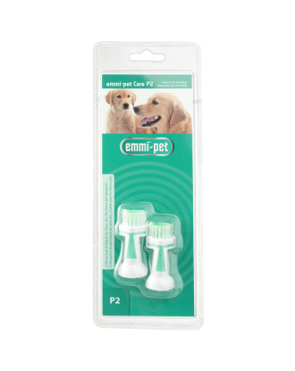 Emmi-Pet Pet Skin Care Brush Heads 2szt. - wymienne głowice do masażu zwierząt