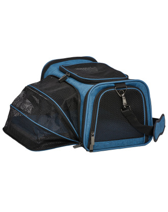 MidWest Pet Carrier Blue - torba transportowa dla psa i kota, niebieski