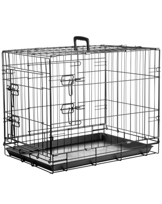 Wymiary klatki Flamingo Mezo Black S: