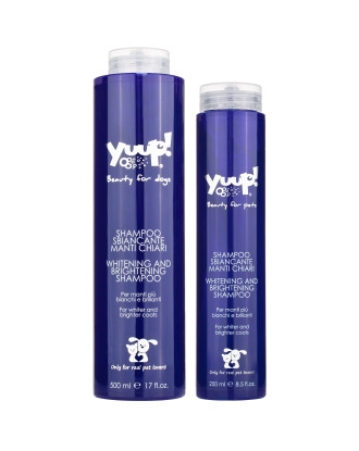 Yuup! Home Whitening and Brightening Shampoo - rozjaśniający szampon dla białych psów, do białej i jasnej sierści