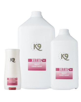 K9 Keratin+ Moist Conditioner - odżywka intensywnie nawilżająca z dodatkiem keratyny, koncentrat 1:40