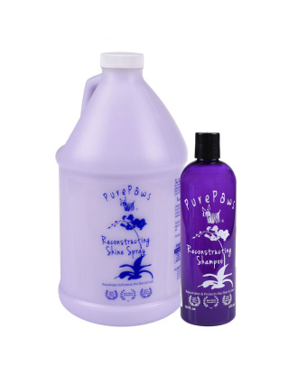 Pure Paws Reconstructing Shine Spray - spray ochronno-nabłyszczający do sierści, z orchideą plamistą