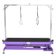 Blovi Callisto Purple - stół z podnośnikiem elektrycznym, blat 125cm x 65cm, fioletowy