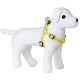 Flamingo Harness Step&Go Ziggi Reflective Yellow - neonowe szelki dla psa step in, klamra z blokadą, żółte