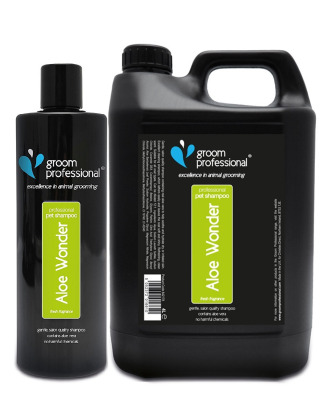 Groom Professional Aloe Wonder Shampoo - szampon aloesowy, do suchej i podrażnionej skóry zwierząt