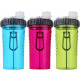 Dexas Snack-Duo Pet Bottle - dwukomorowa butelka na karmę i wodę