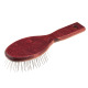 Blovi Red Wood Pin Brush - mała, miękka, drewniana szczotka z metalową szpilką 22mm, dla włosa średniego i długiego