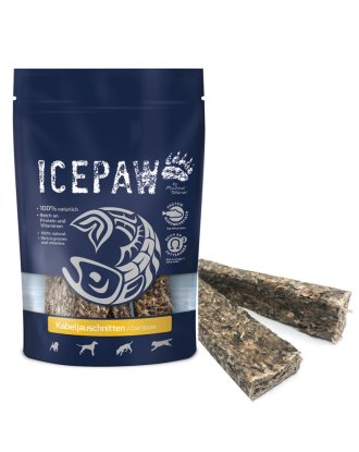 Icepaw Cod Slices 125g - gryzaki dla psa, 100% suszonego dorsza