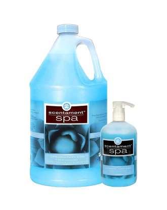 Best Shot Spa Caressing Baby Powder Puppy Wash - relaksacyjny płyn myjący dla szczeniąt i kociąt, o zapachu dziecięcego pudru, z naturalnymi ekstraktami, koncentrat 1:10