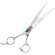 Kenchii Five Star Left Curved Scissor 7"- najwyższej jakości, profesjonalne nożyczki gięte dla osób leworęcznych
