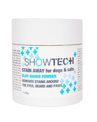 Show Tech Stain Away for Dogs & Cats 100g - puder wybielający na przebarwienia i zacieki, dla psa i kota