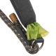 Hurtta Adjustable Rope Leash Eco Blackberry - regulowana smycz linka z miękkim uchwytem dla psa, szaro-miodowa