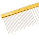 Special One Aluminium Big Comb 24,5cm - grzebień z mieszanym rozstawem ząbków 80/20, duży i lekki