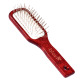 Blovi Red Wood Pin Brush - prostokątna, drewniana szczotka z metalową szpilką 18mm zakończoną kulką