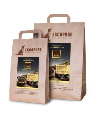 Escapure Premium Senior Pferd - wysokiej jakości karma dla psa seniora, konina wypiekana w piecu
