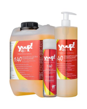 Yuup! Professional Ultra Degreasing Shampoo - odtłuszczający szampon dla psa, dogłębnie myjący, koncentrat 1:40