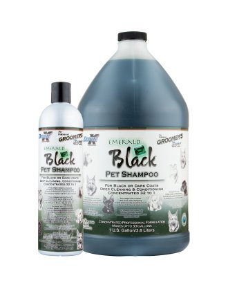 Double K Emerald Black Shampoo - szampon do czarnej i ciemnej sierści psa, kota i konia, koncentrat 1:32