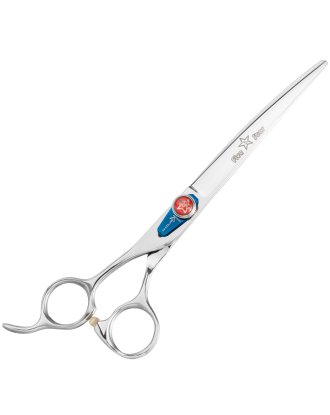 Kenchii Five Star Left Curved Scissor 7"- najwyższej jakości, profesjonalne nożyczki gięte dla osób leworęcznych