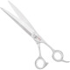 Yento Ergo Line Wide Blade Curved Scissors - profesjonalne nożyczki gięte z szerokimi ostrzami, stal japońska Hitachi