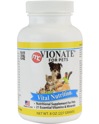 Miracle Care Vionate Vitamin Mineral Powder 227g - witaminy i minerały dla zwierząt, w proszku