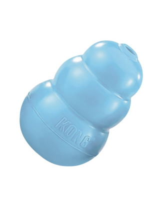 KONG Puppy - zabawka dla szczeniaka, gumowa, miękka, oryginalny, niebieski
