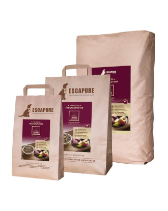 Escapure Premium Lamm - wysokiej jakości karma dla psa, jagnięcina wypiekana w piecu