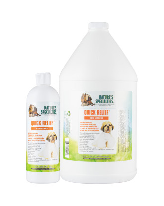 Nature's Specialties Quick Relief Shampoo - leczniczy szampon dla psa i kota, z olejkiem neem, koncentrat 1:8