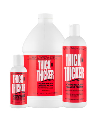 Chris Christensen Thick N Thicker Volume Response Foaming Protein - odżywka proteinowa, regeneruje i dodaje objętości sierści psa i kota
