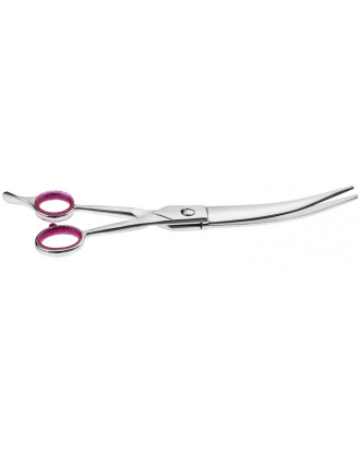 Geib Gator Curved Scissors - profesjonalne, bardzo popularne nożyczki gięte z japońskiej stali nierdzewnej, z jednostronnym mikroszlifem