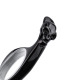 Jargem Black Skull Scissors 7" - nożyczki groomerskie proste z czarną powłoką i ozdobną rękojeścią