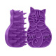 KONG Cat ZoomGroom - miękka, gumowa szczotka dla kota, do masażu i wyczesywania martwego włosa