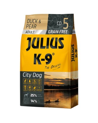 Julius K-9 Duck & Pear Adult - bezzbożowa karma dla dorosłego psa, kaczka z gruszką