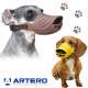 Artero Silicone Muzzle Cover Yellow - wygodny, regulowany, silikonowy kaganiec dla psa, żółty