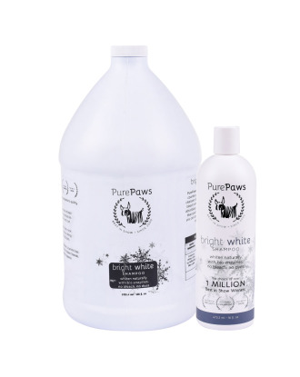 Pure Paws SLS Free Bright White Shampoo - szampon do białej i jasnej sierści psa, koncentrat 1:8