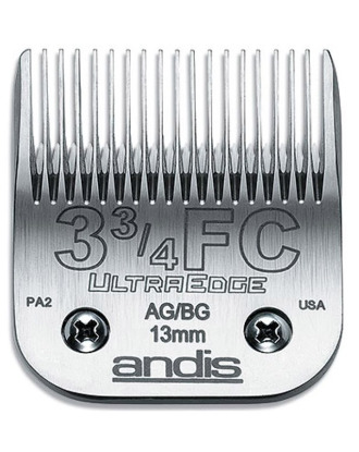 Ostrze Andis UltraEdge nr 3 i 3/4FC do skracania sierści do długości 13mm. Wykonane z wysokiej jakości stali.